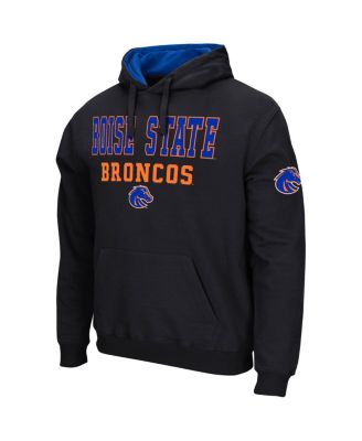 Men's Black Boise State Broncos Sunrise Pullover Hoodie