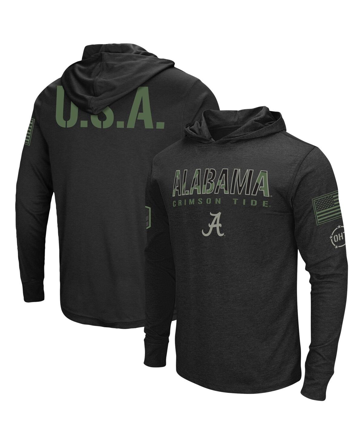 COLOSSEUM MEN'S COLOSSEUM BLACK ALABAMA CRIMSON TIDE BIG AND TALL OHT MILITARY-INSPIRED APPRECIATION TANGO LON