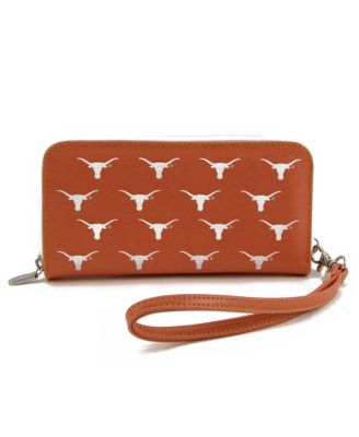 Womens Texas Longhorns Zip-Around Wristlet Wallet 10490₽