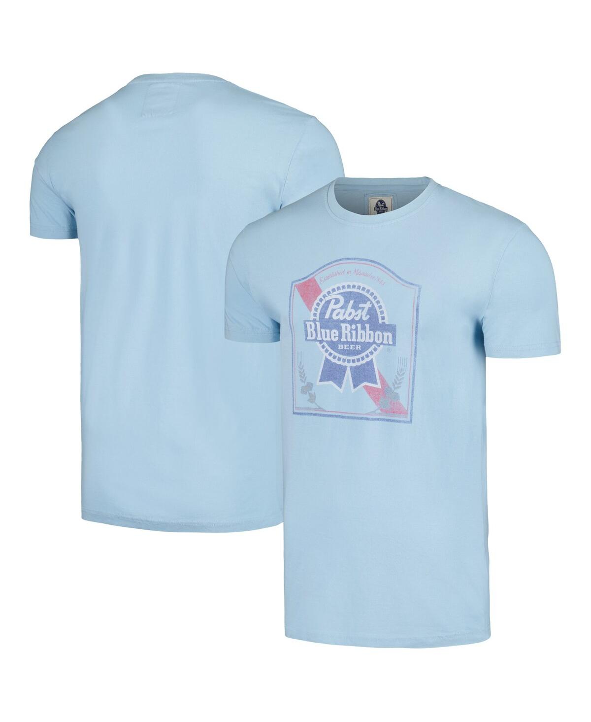 American Needle Men's  Blue Distressed Pabst Blue Ribbon Vintage-like Fade T-shirt