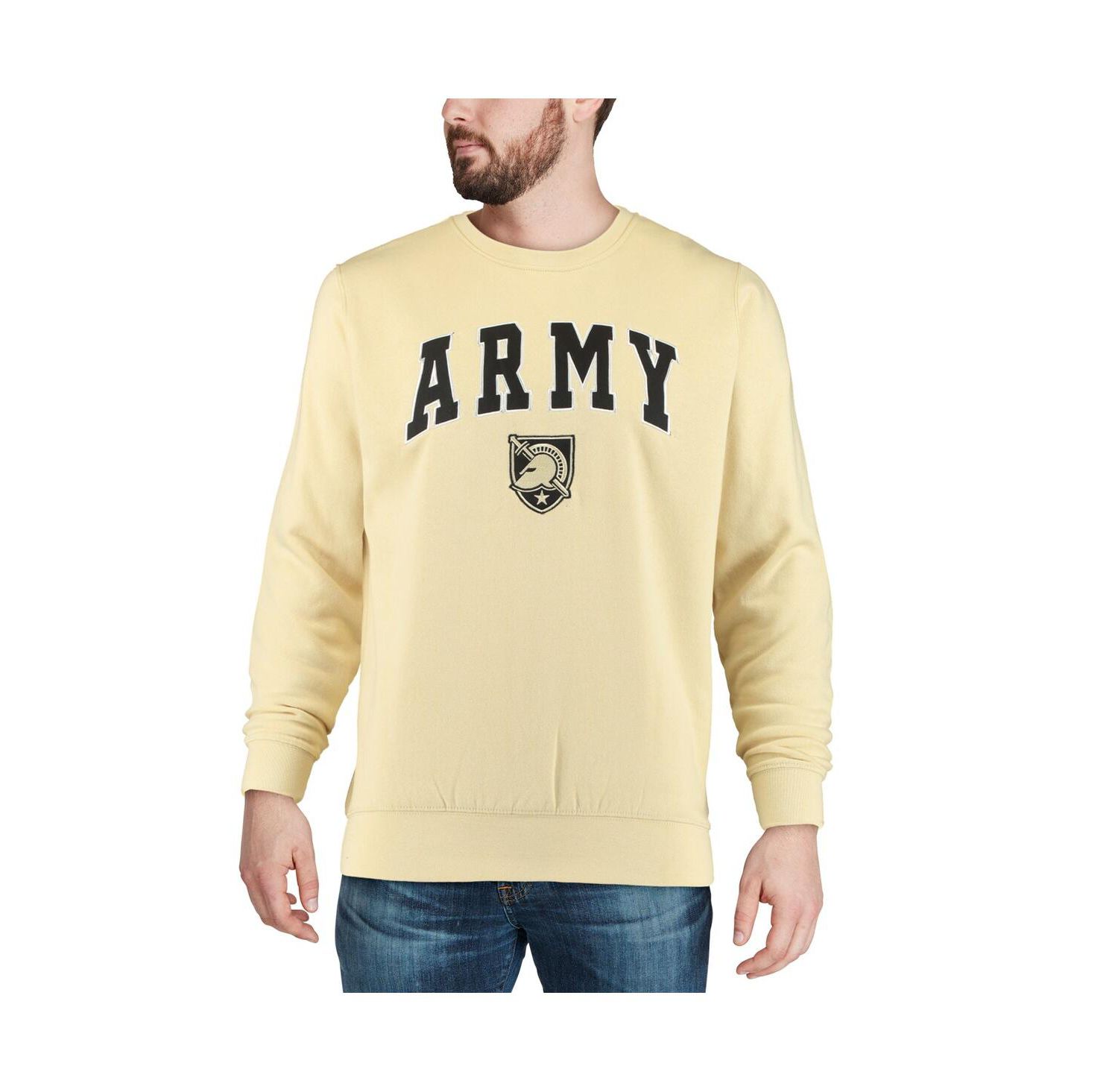 Men's Army Black Knights Arch & Logo Crew Neck Sweatshirt