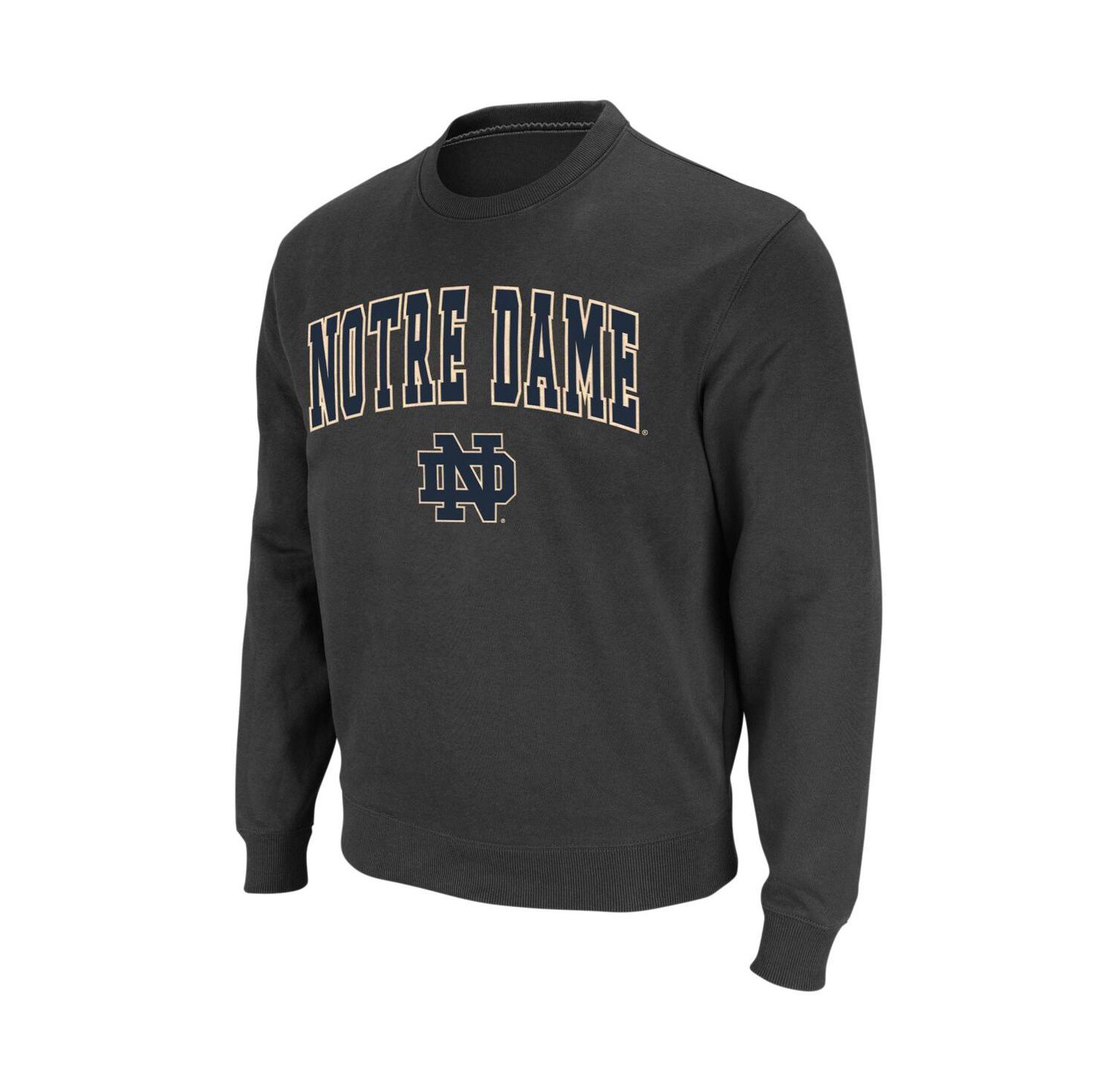 Men's Notre Dame Fighting Irish Arch & Logo Crew Neck Sweatshirt