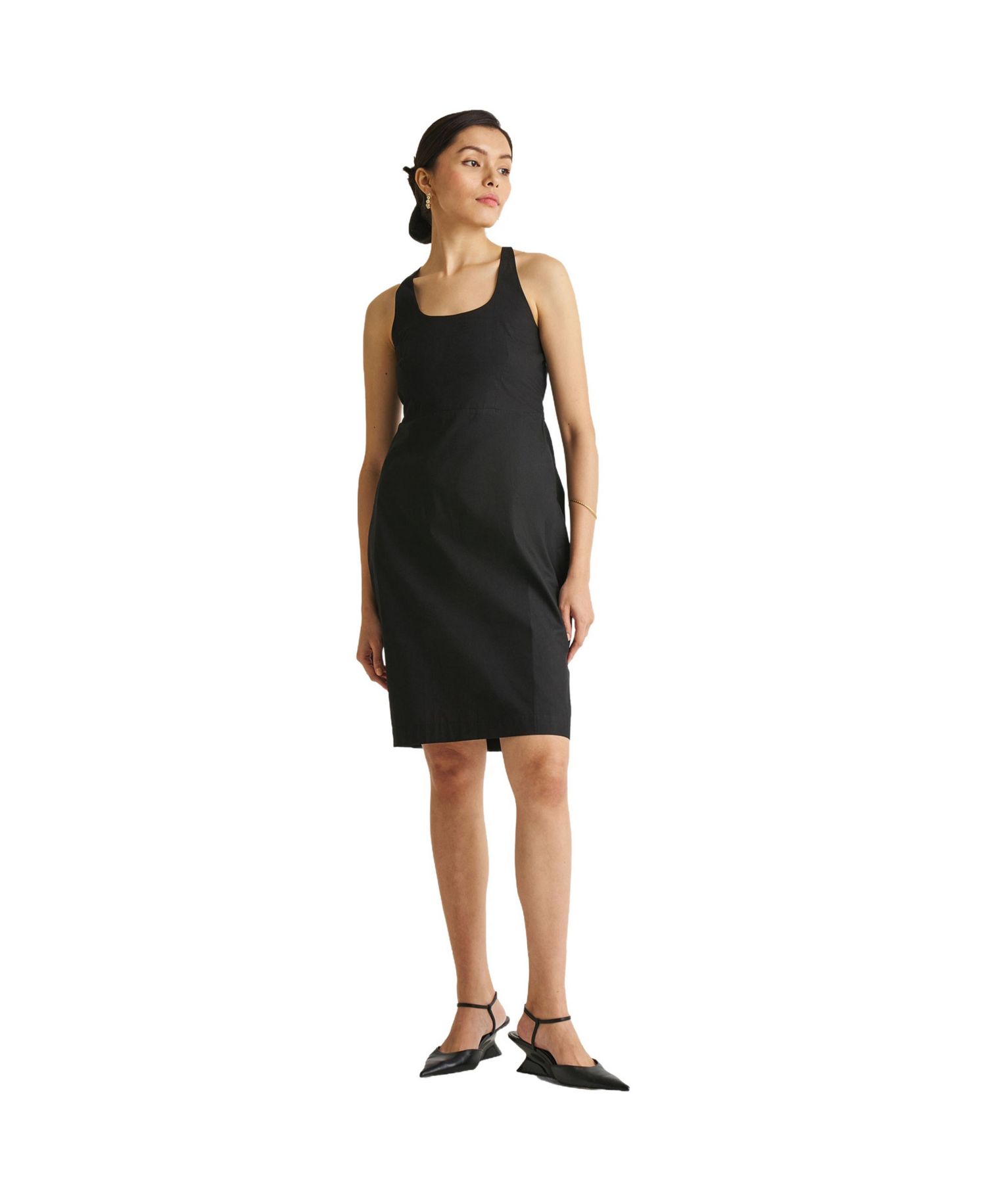 Women's Womens's Fitted Knee Length Dress