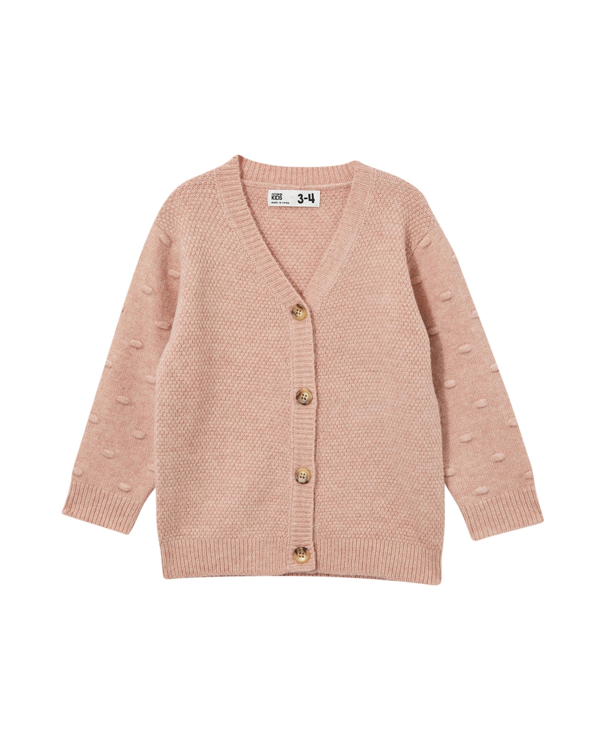 Cotton On Kids' Big Girls Suzie Cardigan Sweater In Zephyr Marle