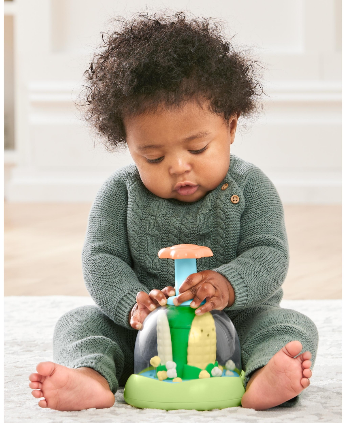 Shop Skip Hop Farmstand Push And Spin Baby Toy In Multi