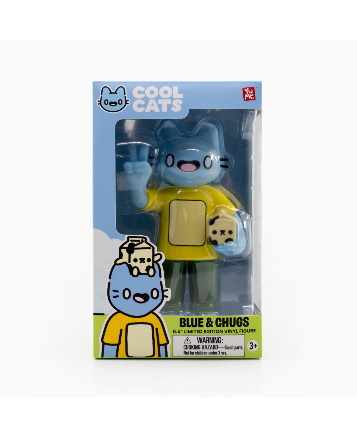 Macy's Thanksgiving Day Parade Edition 6.5" Blue Cat And Chugs Vinyl Figure In Cool Cat Blue