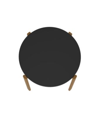 Gales 46.54" Medium Density Fiberboard Round Dining Table