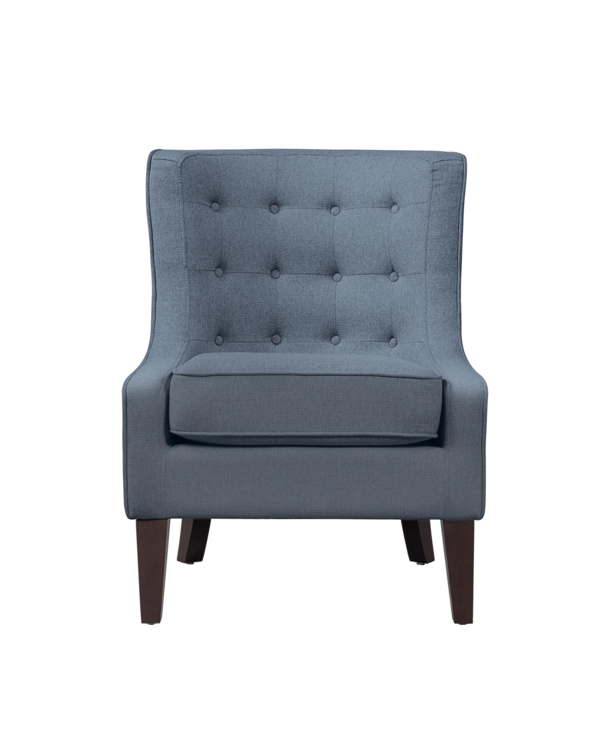 Lifestyle Solutions 36.8" Polyester Iona Accent Chair In Blue