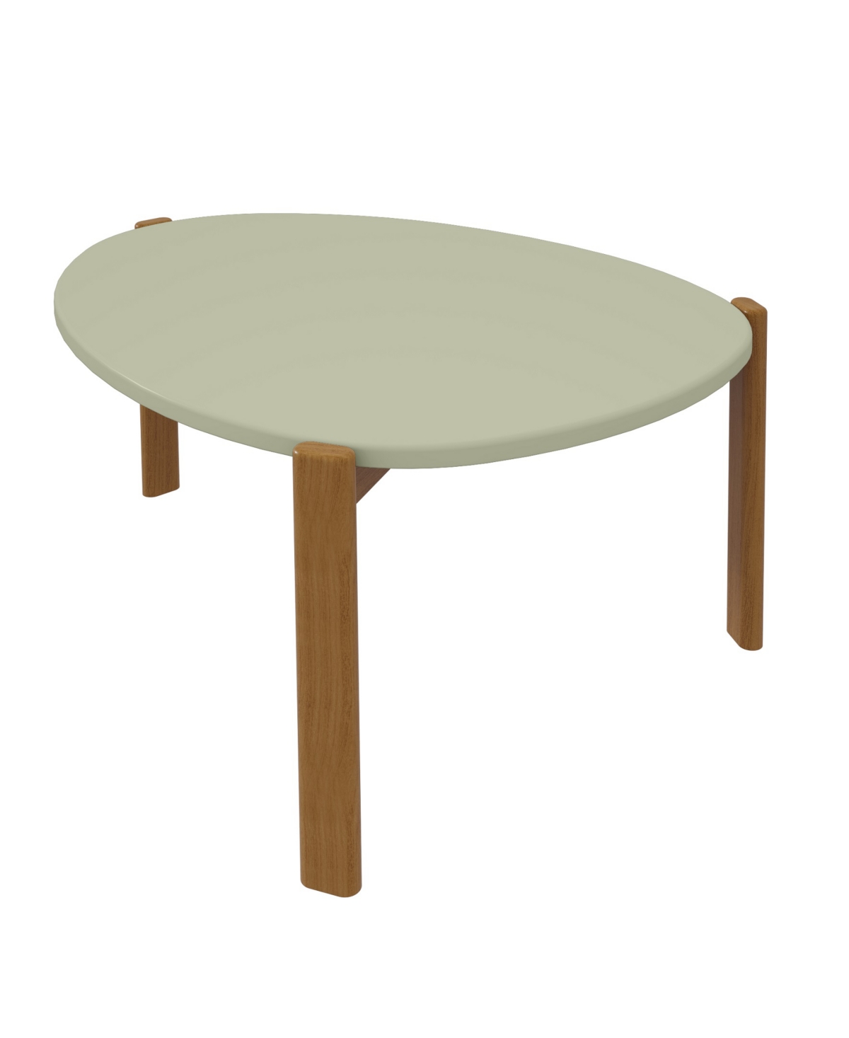 Manhattan Comfort Gales Medium Density Fiberboard Mid-Century Modern Coffee Table