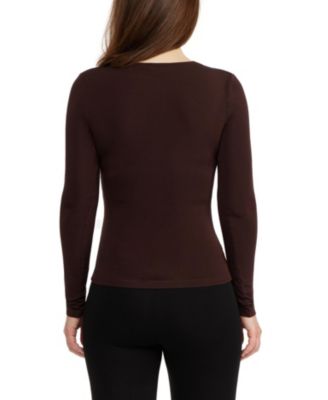 Women's Cut Out Ruched Top