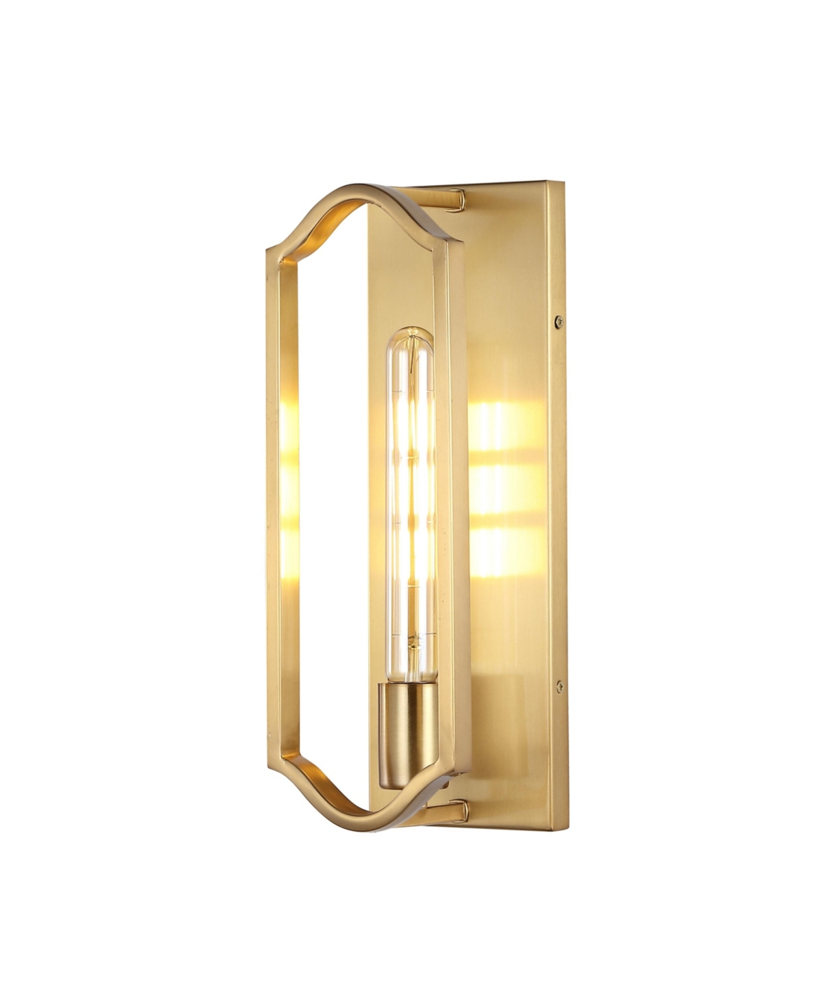 Jonathan Y Chloe 4in 1-light Modern Bohemian Iron Led Sconce In Brass Gold