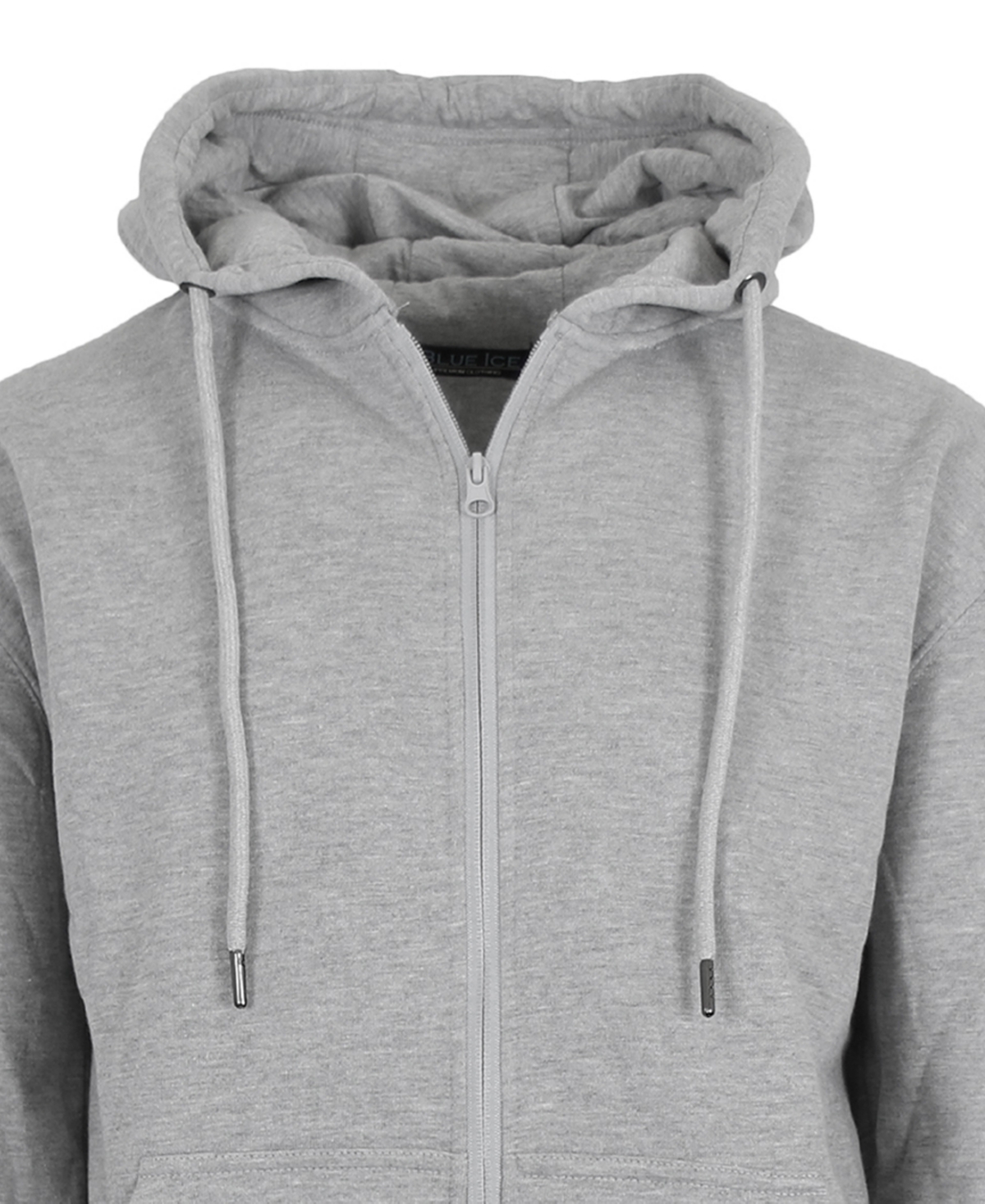 Blue Ice Men's Fleece-Lined Full-Zip Hoodie