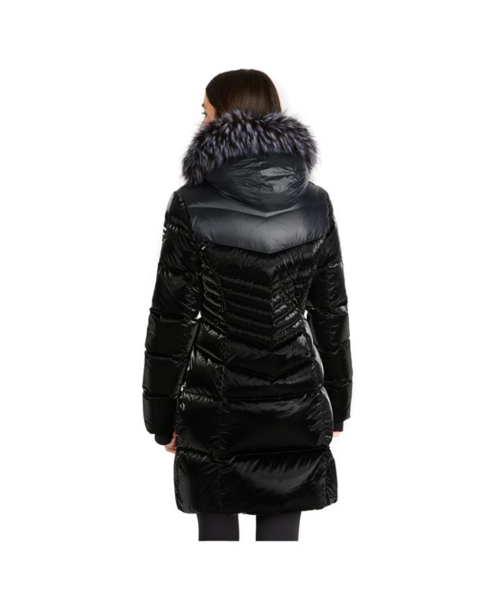 Pajar Women's Faye Quilted Puffer Coat with Fixed Hood and Detachable