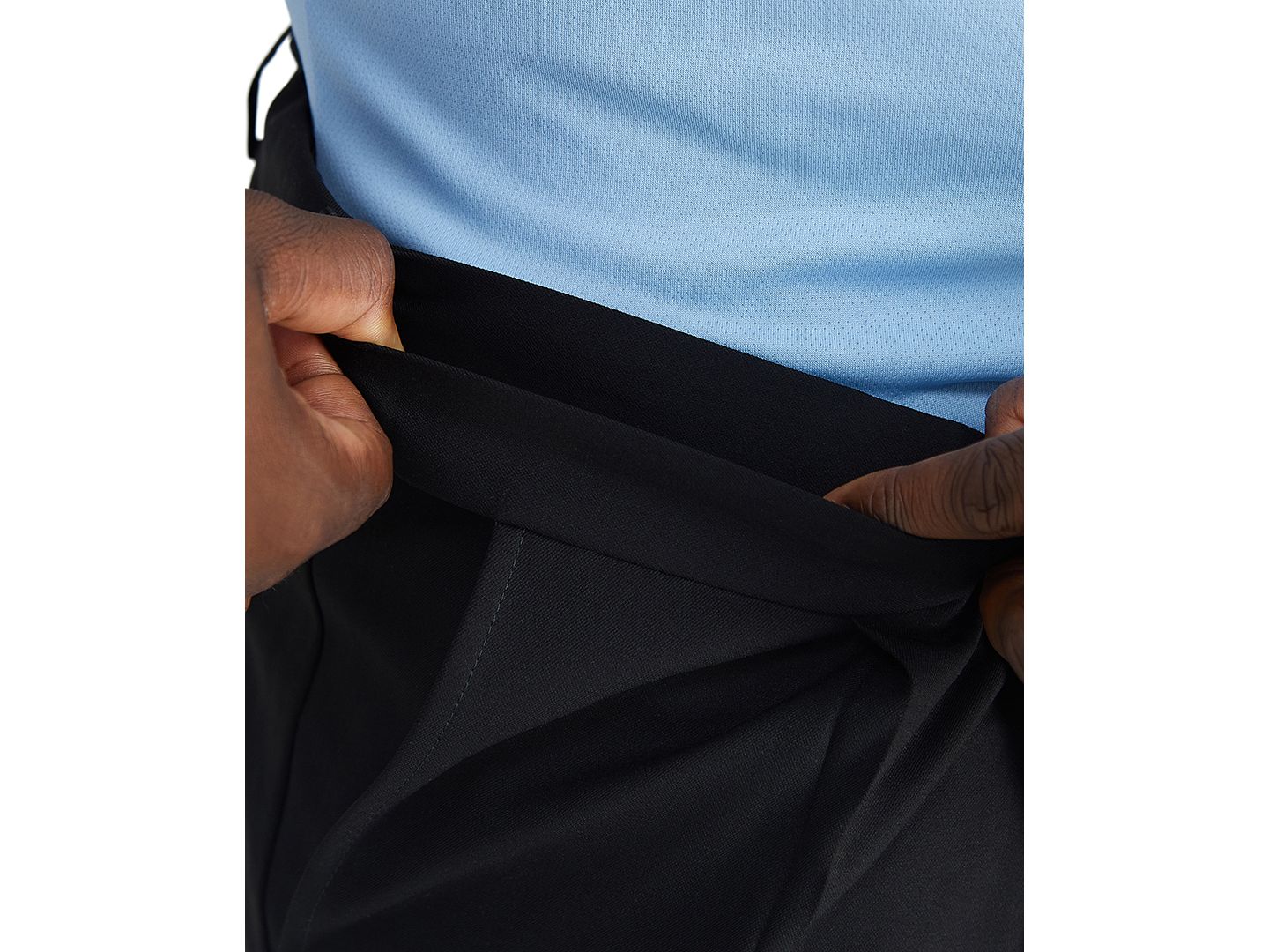 Мужские шорты Haggar Big & Tall Cool 18 PRO® Classic-Fit Stretch Pleated 9.5" Shorts, цвет: Чёрный — фото 6