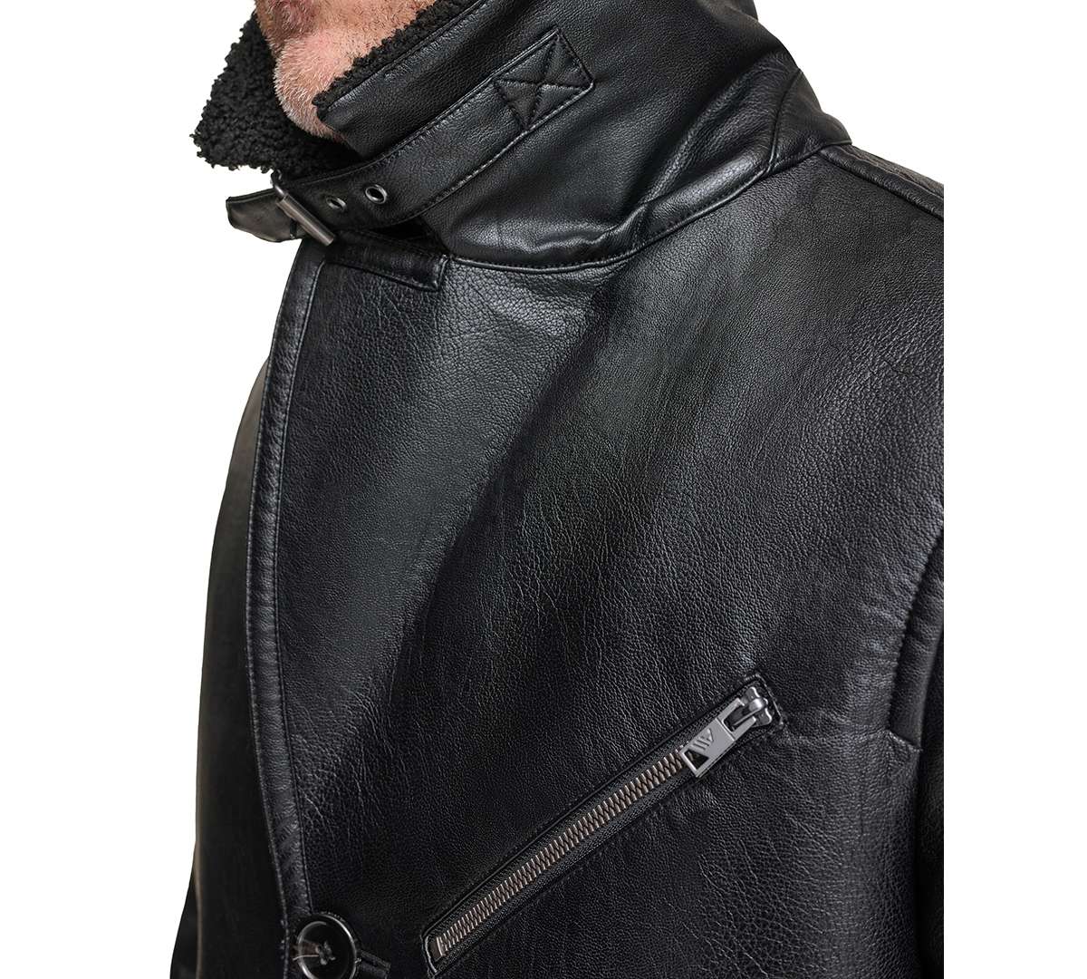Marc New York Men's Condore Faux-Shearling Top Coat
