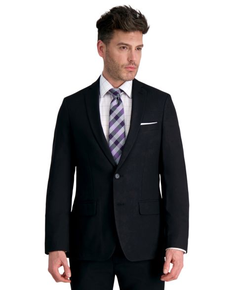 Мужские куртки Haggar Smart Wash® Slim Fit Suit Separates Jackets, цвет: Чёрный