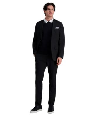 Haggar JM Haggar Мужской 4-полосный эластичный костюм однотонного плетения Ultra Slim Fit Раздельный 20090₽
