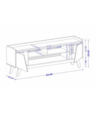 Marcus 62.99" 5-Shelf TV Stand Fits TVs up to 65"