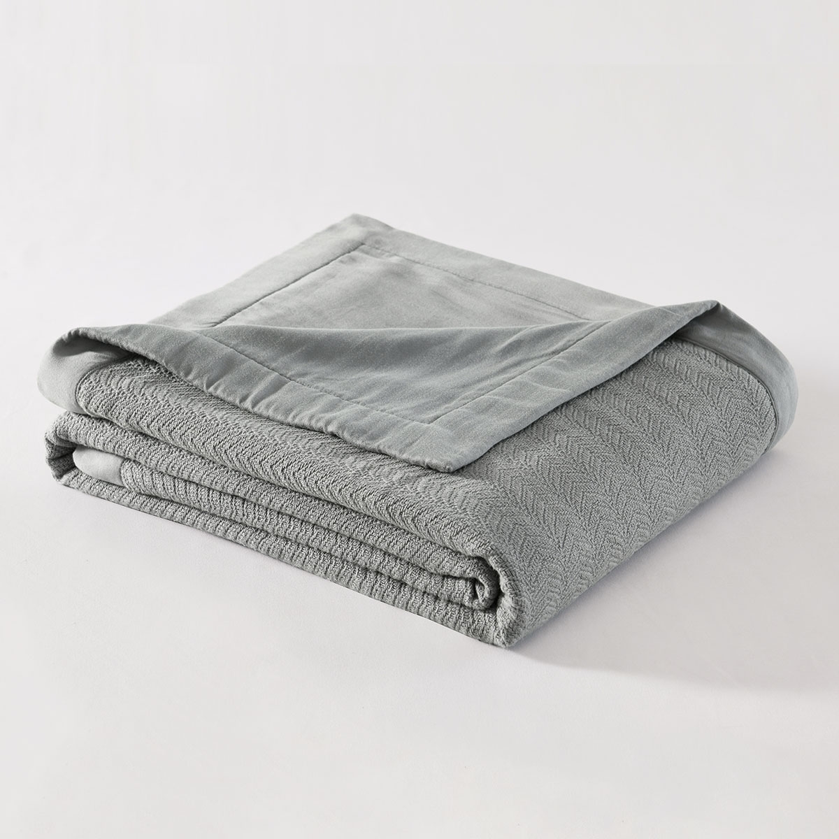 100% Cotton 2-Ply Sheet Blanket/Throw, Full/Queen