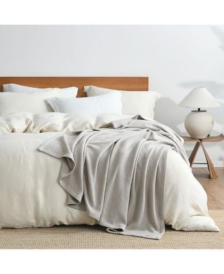 Cotton Blanket/Throw Jacquard, King/California King