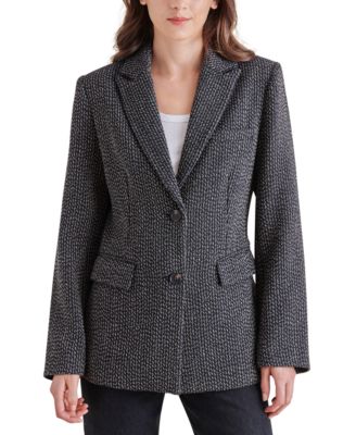 Steve Madden - Women's Justine Textured Hourglass Blazer