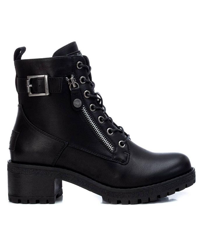 Xti - Women's Heeled Lace-Up Loafers