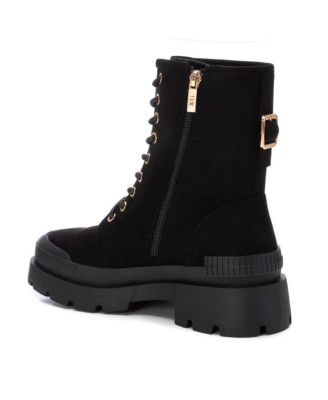 Women's Suede Lace-Up Boots By XTI