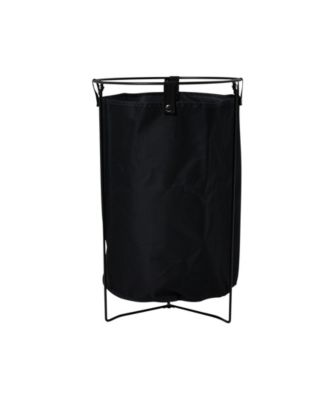 Metal Wire Frame Laundry Hamper with Removable Canvas Bag