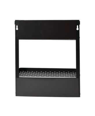 Metal Magnetic Organizer with Towel Rack