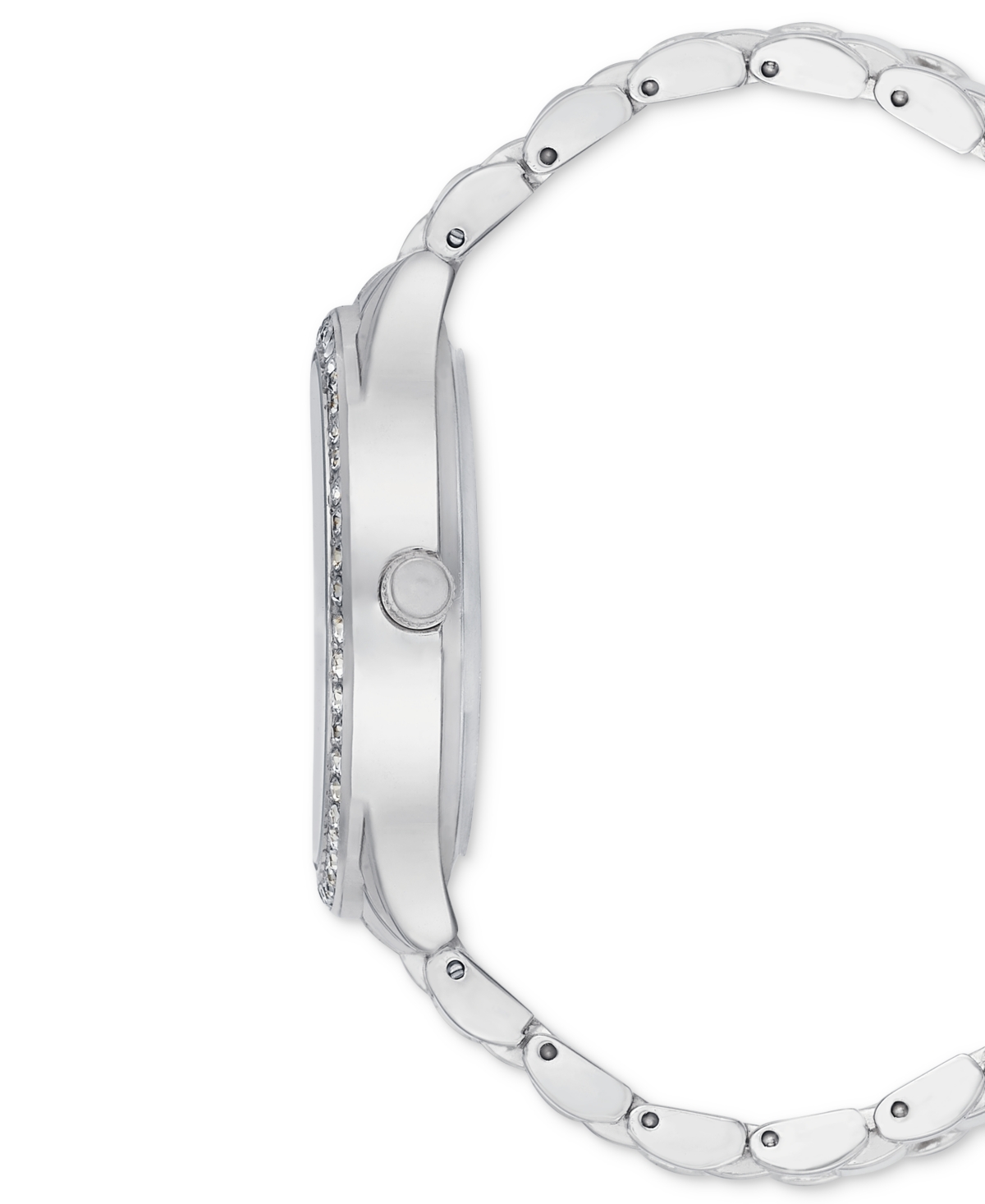 Shop Inc International Concepts Women's Silver-tone Bracelet Watch 36mm, Created For Macy's