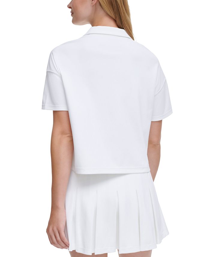 Women's SOLSTICE Short-Sleeve Crop Polo Shirt-Heavyweight 225g BW main image 1