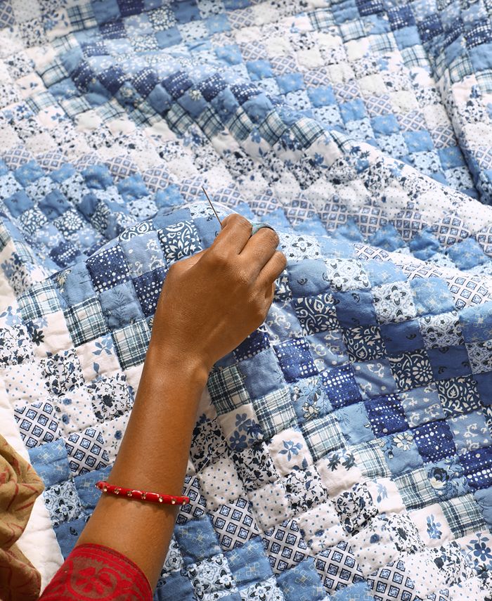 Charter Club Trip Around the World Artisan Cotton Quilt, King, Created