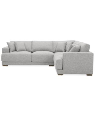 CLOSEOUT! Vasher 114" 3-Pc. Fabric Sectional Sofa, Created for Macy's