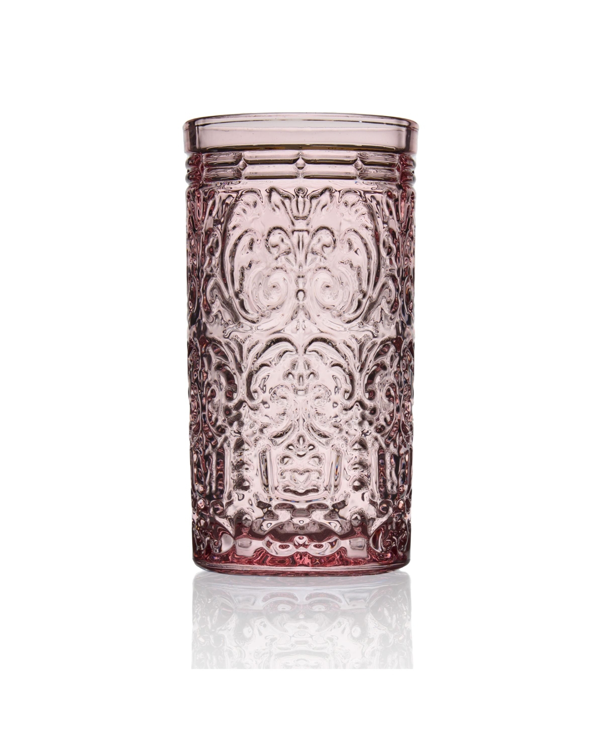 Godinger Jax Highball Glasses, Set Of 8 In Pink