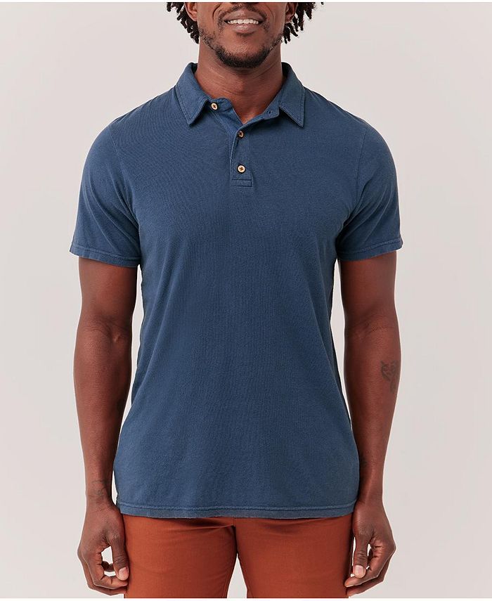 Pact Seaside Linen Blend Polo Shirt Made With Organic Cotton - Macy's
