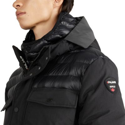 Куртка-парка из смешанной ткани Pajar Mikkel со съемным внутренним капюшоном