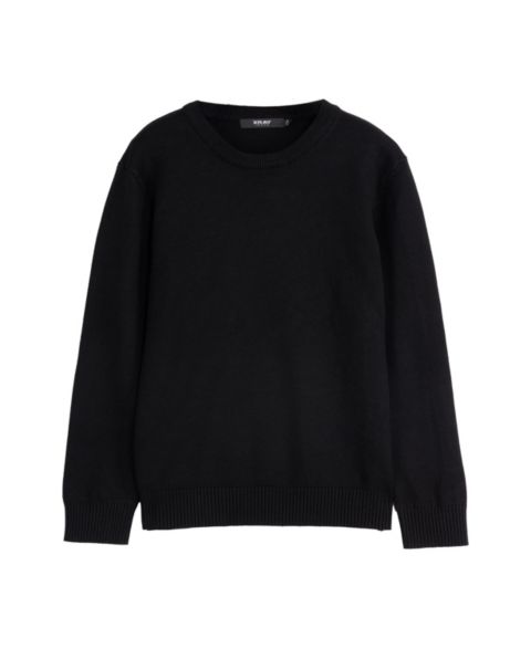 Свитер XRAY Basic Crew Neck для мальчиков, цвет: Чёрный