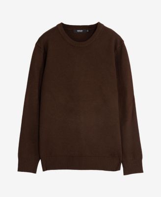 Xray Boys Basic Crew Neck Sweater - Dark brown 27$