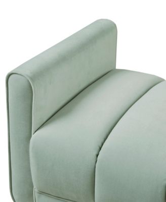 48" Linea Wide Fabric Upholstered Modern Accent Bench