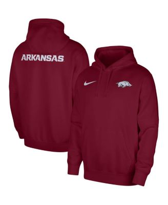Men's Nike Cardinal Arkansas Razorbacks Club Pullover Hoodie - Macy's