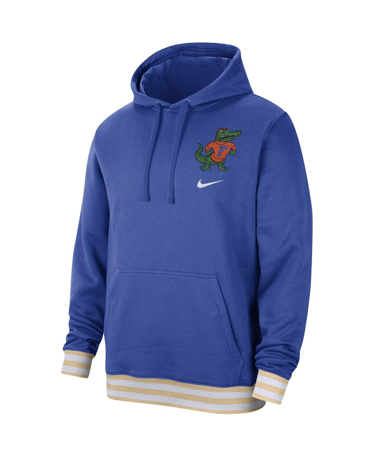 Men's NikeFlorida Gators Campus Retro Fleece Pullover Hoodie - Royal