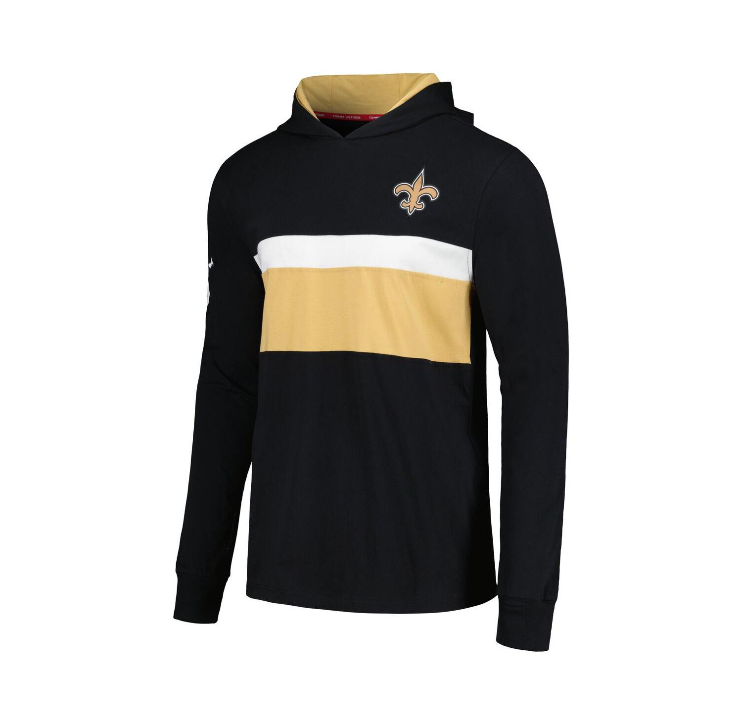Men's Black New Orleans Saints Morgan Long Sleeve Hoodie T-shirt