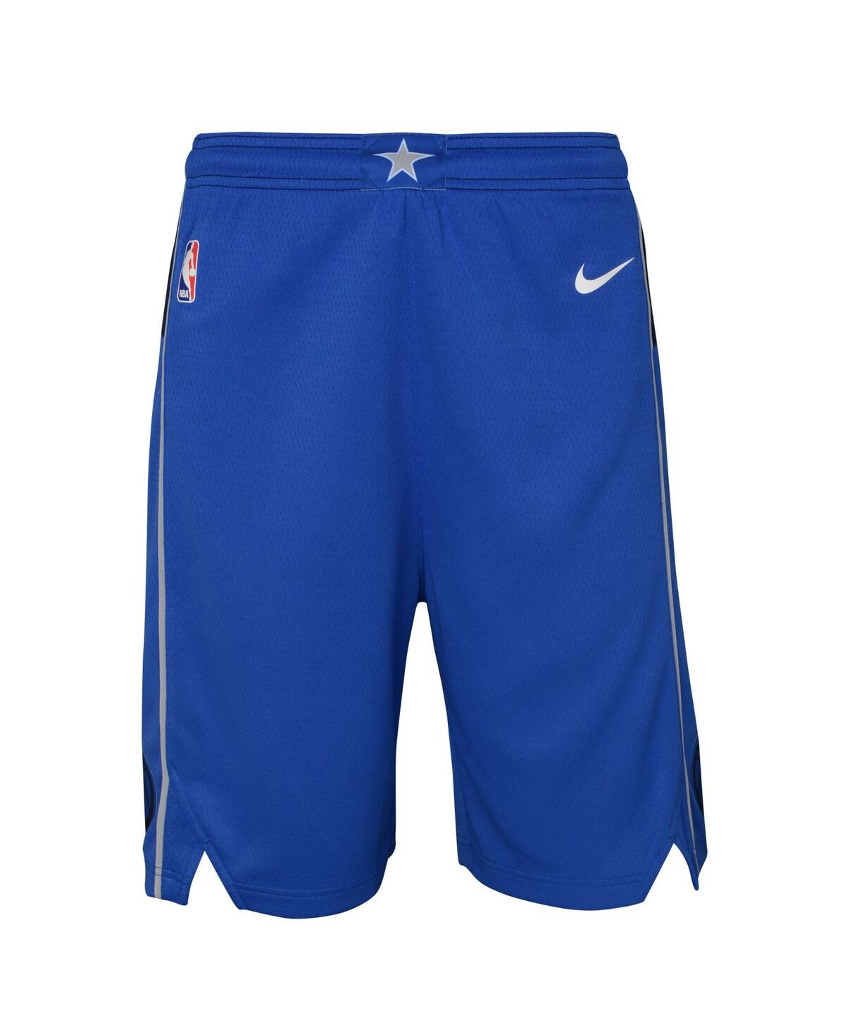 Shop Nike Big Boys  Blue Dallas Mavericks Icon Edition Mesh Performance Swingman Shorts