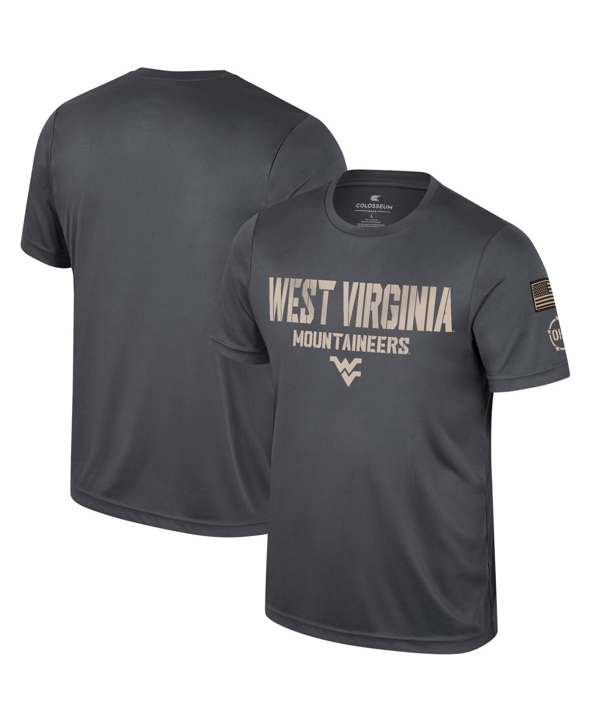 Shop Colosseum Men's  Charcoal West Virginia Mountaineers Oht Military-inspired Appreciation T-shirt