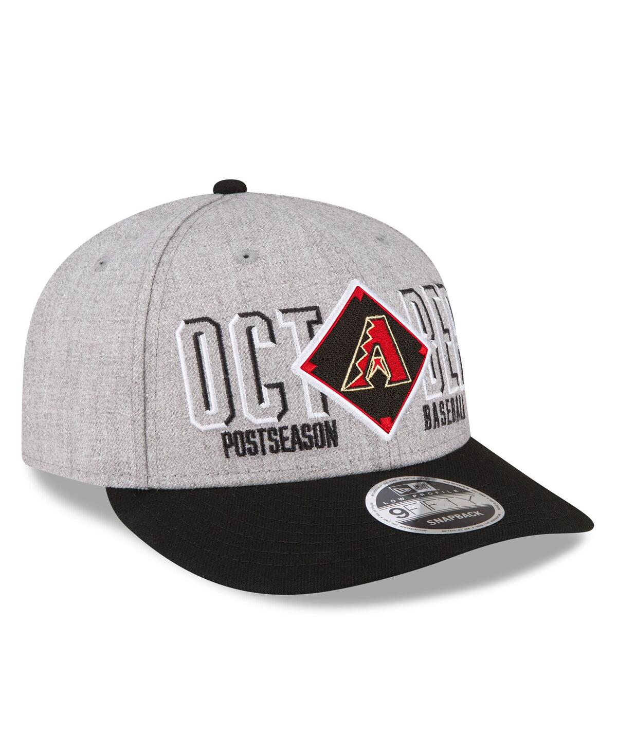 New Era Gray Arizona Diamondbacks 2023 Division Series Winner Locker Room Low Profile 9fifty Snapba In Gray