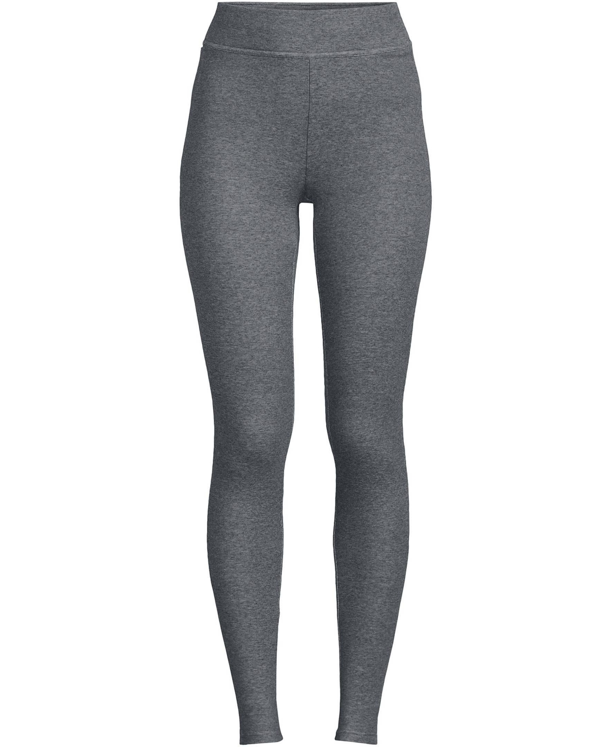 Lands' End Women's High Rise Serious Sweats Fleece Lined Pocket Leggings