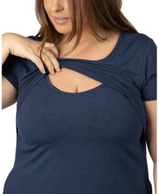 Women's Eleanora  Maternity & Nursing Lounge Dress