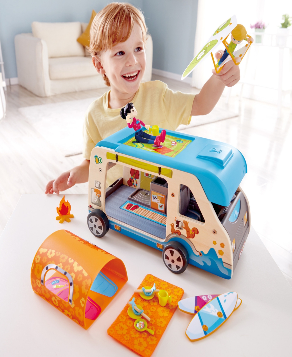 Shop Hape Adventure Van Playset In Multi