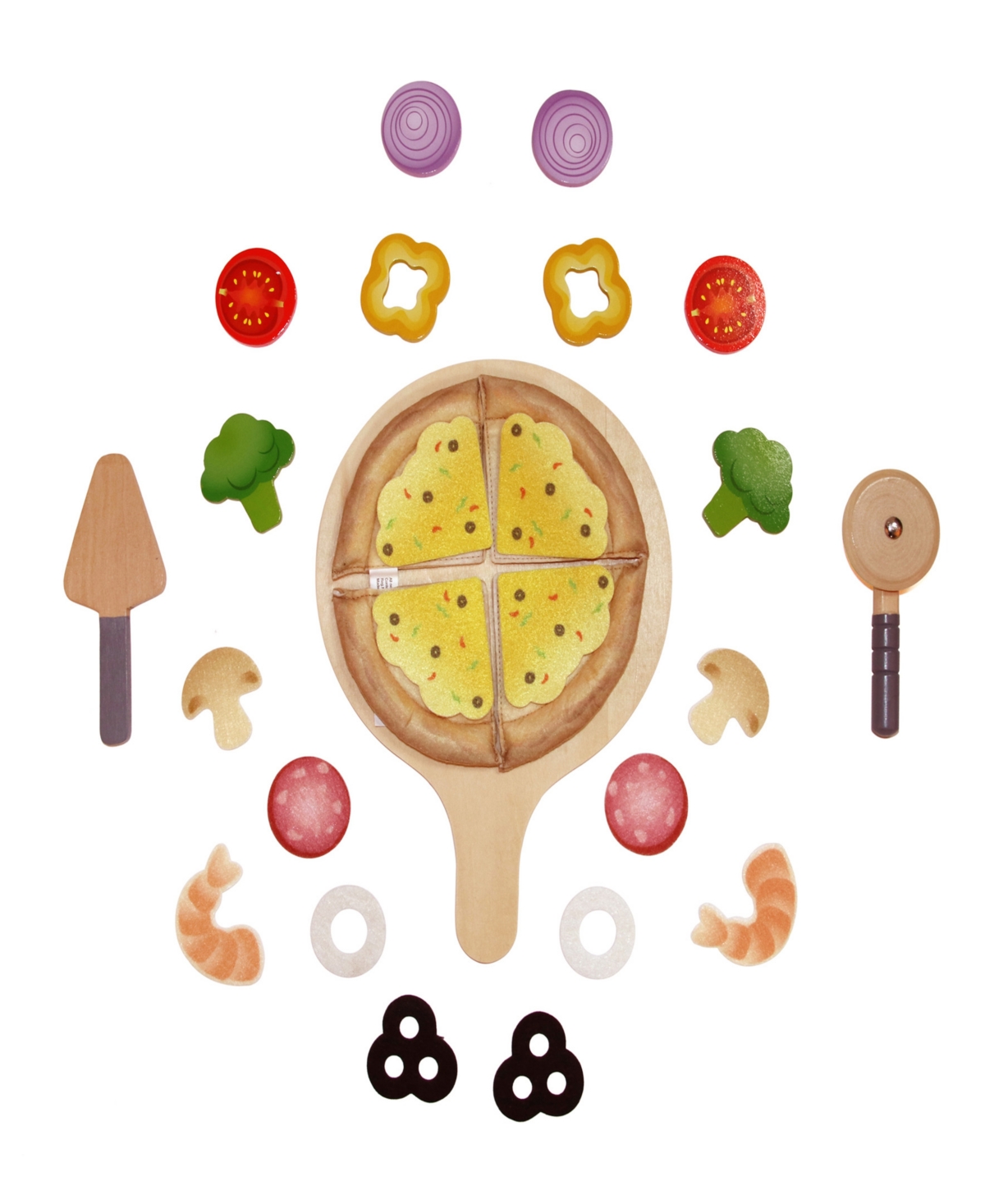 Hape Kitchen Perfect Pizza Food Playset In Multi