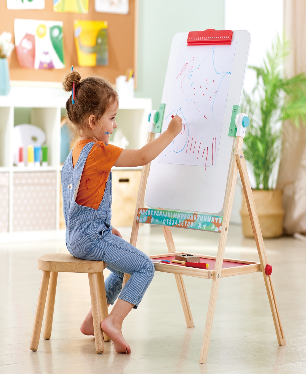 Hape Standing Flip Flat Double-sided Easel In Multi